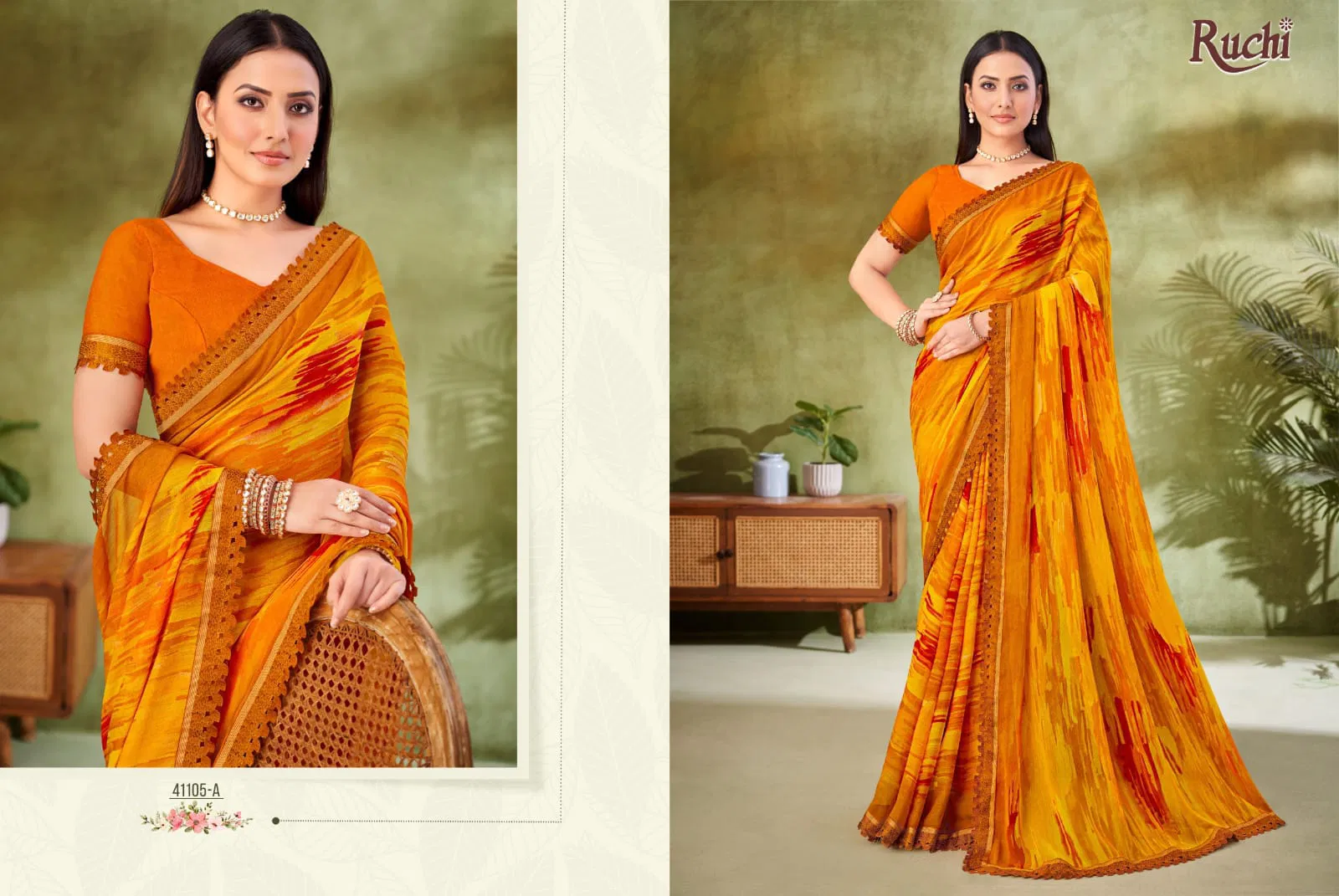 Savera Vol 11 By Ruchi Chiffon Daily Wear Saree Wholesale Shop In Surat